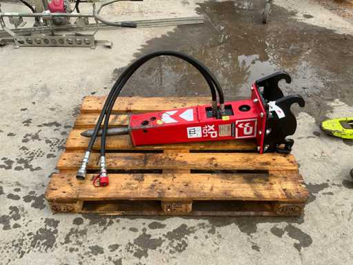 Pro Move Pitched Hammer voor minigraafmachine tot 2,7 ton