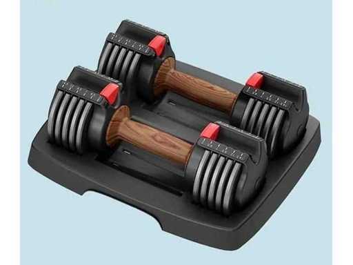 Insight - Verstelbare Halters van 1-7 kg(paar) - Design verstelbare halters thuisgebruik-NIEUW - Dumbbells and weights