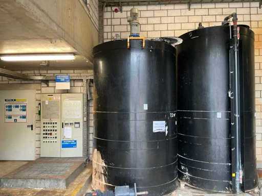 Réservoir de mélange vertical