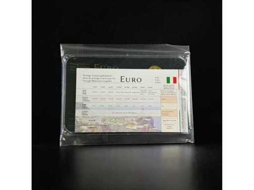 Italien Euro Prestige Coinset Vergoldet 24 Karat Rhodium Limited Edition 9999