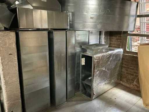 Batch of various parts for ventilation system