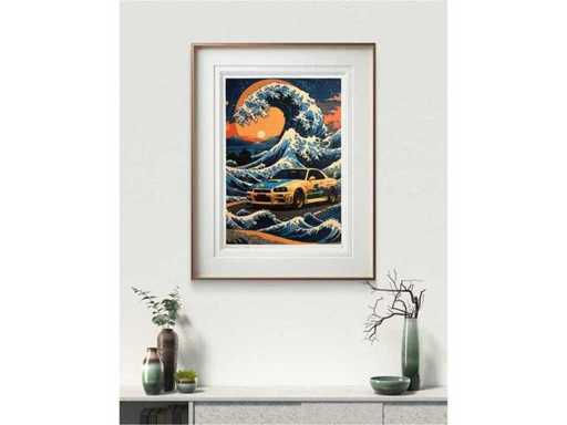 MORTE NYC: Nissan Skyline & Kanagawa Wave