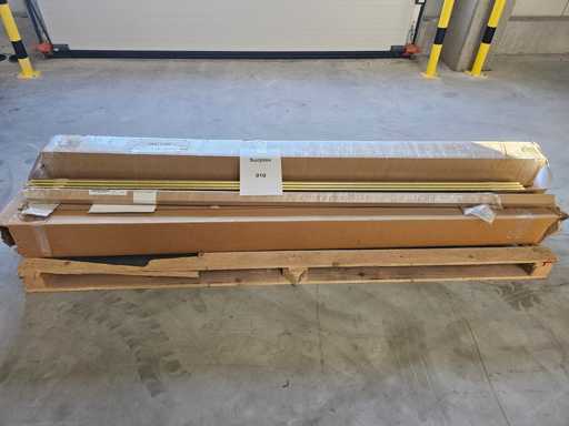   Cabinet tube brass D25, L=2500mm
