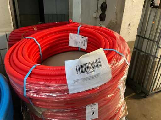 Tuyau en Pex avec gaine (25x)