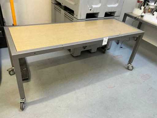Stainless steel work table