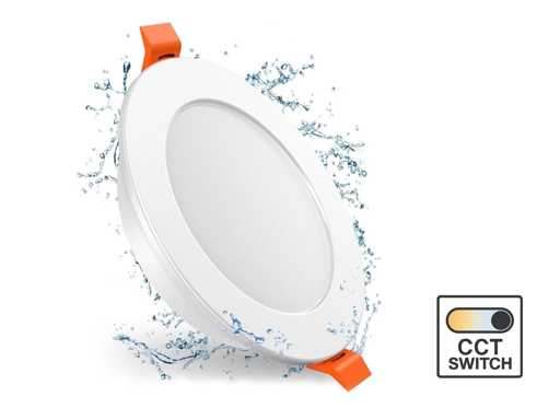 4.9W CCT 3 color Recessed spotlight waterproof(100x)
