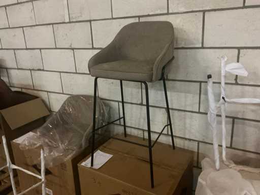 Gigameubel Maxime Taupe 8823702 Bar Stool (3x)