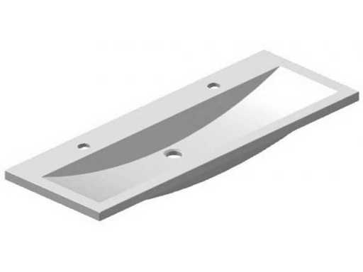 Sommità del lavabo 100x36 cm