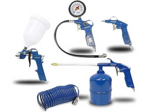 Hyundai HY-55901 Ensemble d’outils pneumatiques 5 pièces