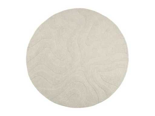 fonQ – Groovy Teppich ã ̃200 cm – Beige – Teppich
