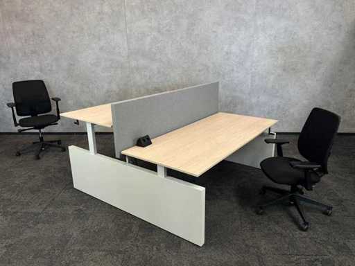 Ahrend/Haworth - ghirlandă completă de stație de lucru sit-sitting 180x80