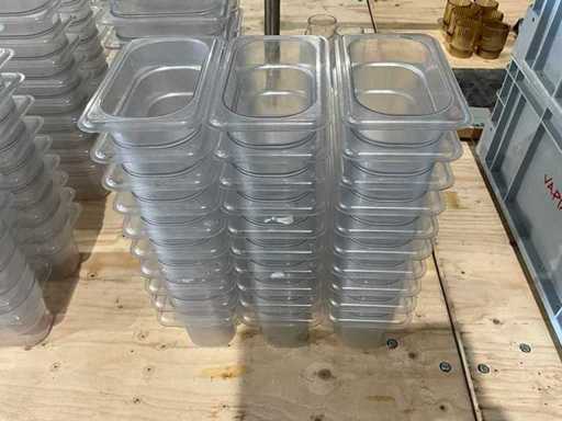 Plastik-Gastronorm-Tablett GN 1/9-100 (30x)