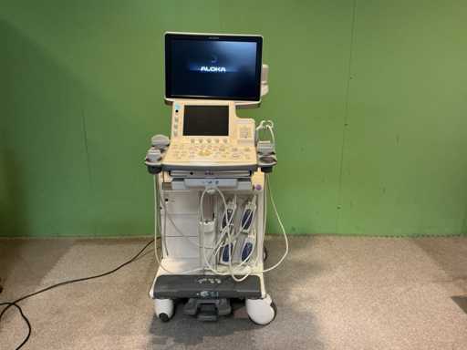 2011 Hitachi Aloka prosound F75 Aparat cu ultrasunete cu 4 sonde