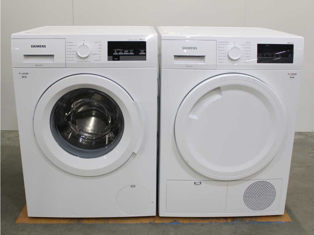 Siemens iQ500 iSensoric aquaStop iQdrive Washing Machine & Siemens iQ300 iSensoric Dryer