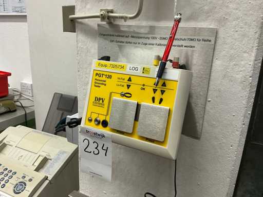 DPV PGT 120 Testeur de mise à la terre du personnel