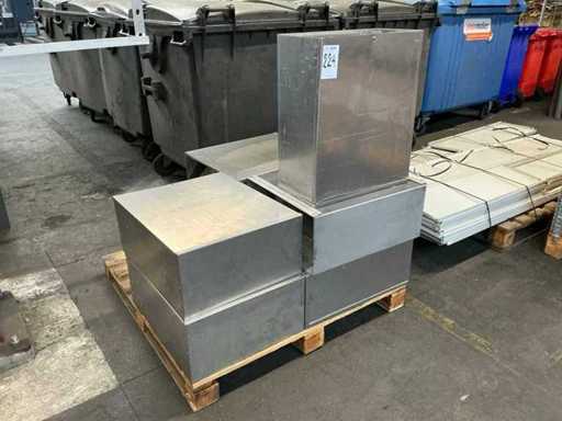 Aluminiowe pojemniki (8x)