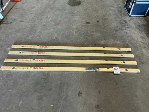 4x Sola AZH4 Spirit Level