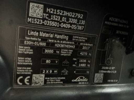 2017 Linde E30H