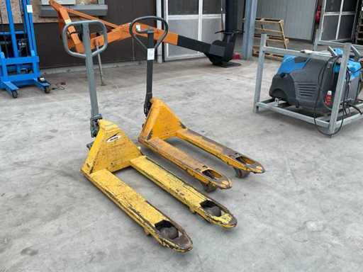 Handhydraulischer Palettenwagen (2x)