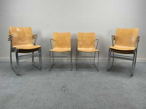 Chaise de cantine (10x)