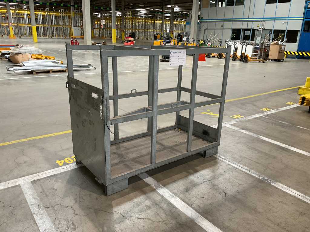 Scrubber dryer transport cage with ramp 3 pieces