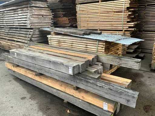 Larch beam 15x15 cm (12x)