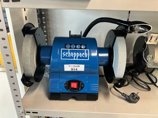 2022 Scheppach BG200 Rettificatrice a doppia pietra