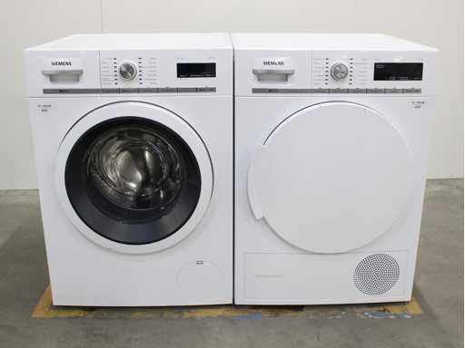 Siemens iQ700 iSensoric aquaStop Wasmachine & Siemens iQ700 iSensoric selfCleaning condenser Wasdroger