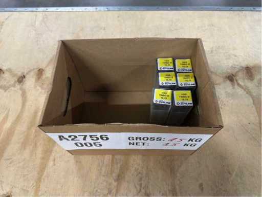 Giss - HSS TINBD 10,10 - Partij metaalboren (6x)