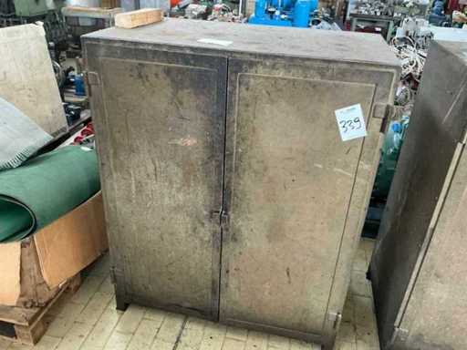 Locker with contents