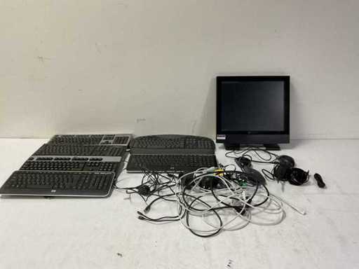 Batch of computer supplies