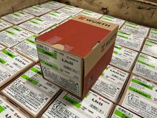 Würth – Dünne Zinnschraube 6,0x25 mm (19.800 Stück)