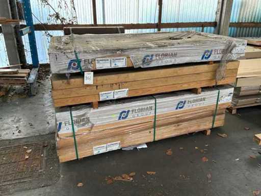 Série de poutres en chêne