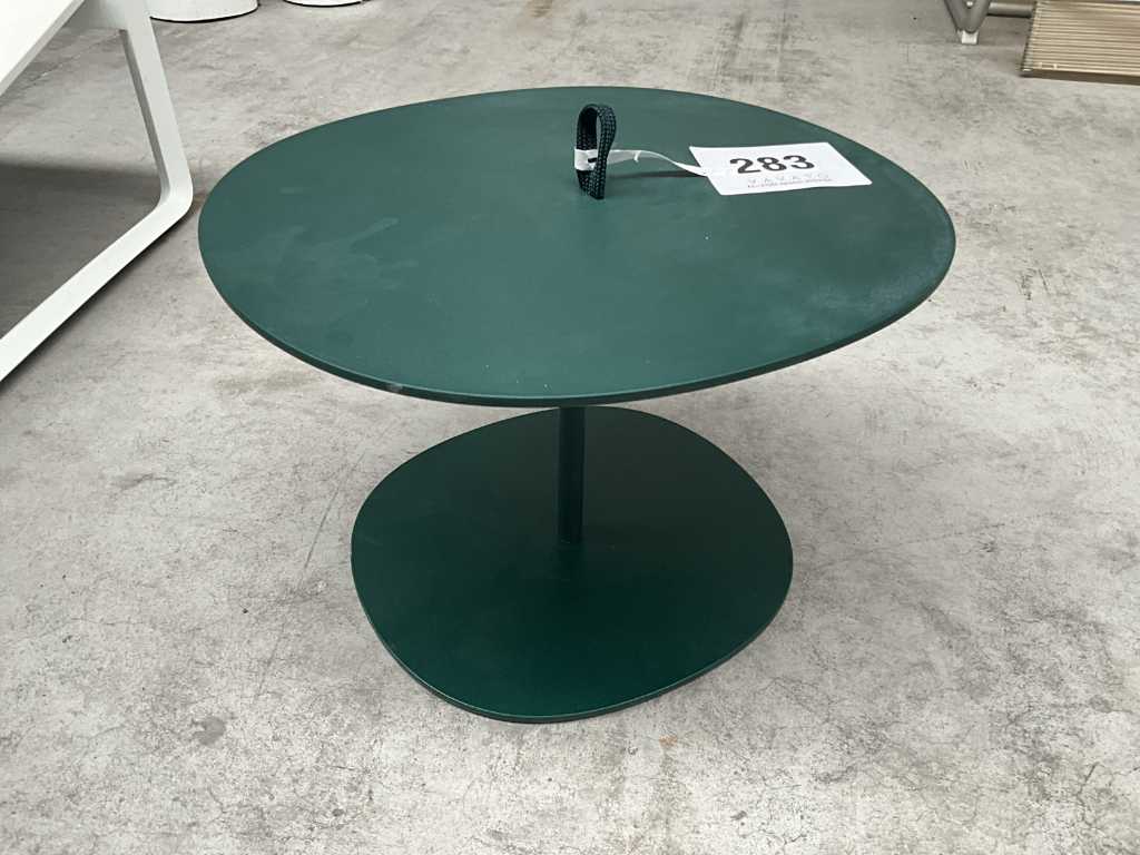 Aluminium side table PAOLA LENTI STRAP