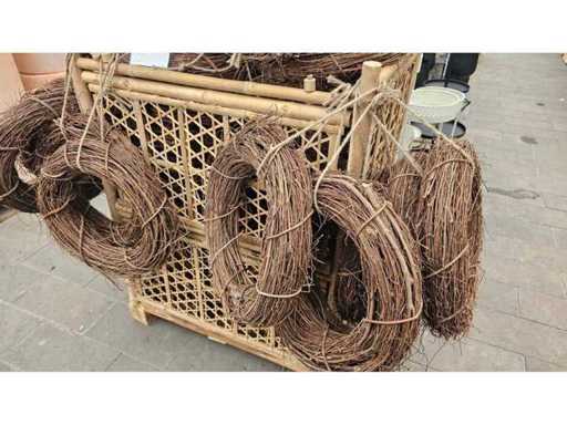 Set di 10 Ghirlande Naturali Rustiche - Ø 45 cm - Decorazione