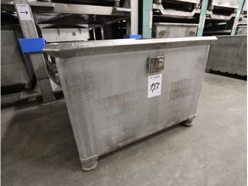 Stainless steel transport box (5x)