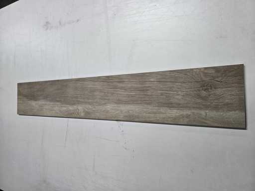 Kronos Ceramiche Wood Side 20x120cm - Bruin -  17,28m²