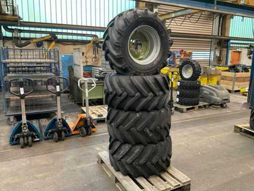 Alliance Agro Industrial 570 Tire with Rims (4x)