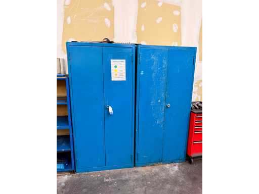   Lot of workshop cabinets without contents