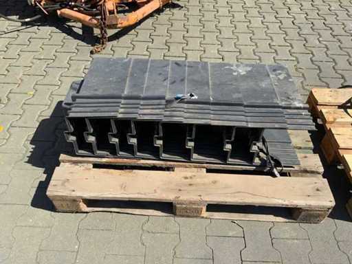 Plastikowe pokrywy działki do łańcuchowych podnośników