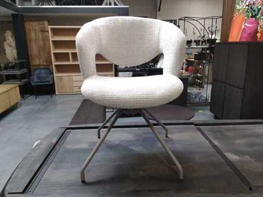 Chaise pivotante beige (4x)