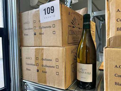 2011 Domaines des conquêtes Aniane Weißwein (23x)