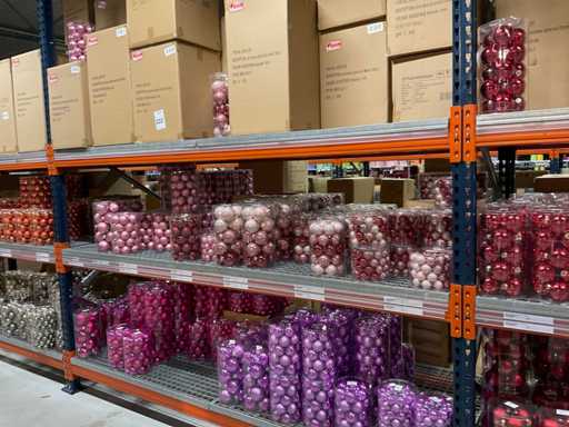 Lotto di palle di Natale in vetro