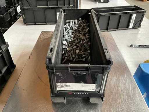 Würth 5.17kg Hex Tap Bolt M8x25 in stackable tray