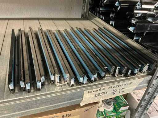 Dreiphasen-4-Wege-Schiene schwarz 30 cm (12x)