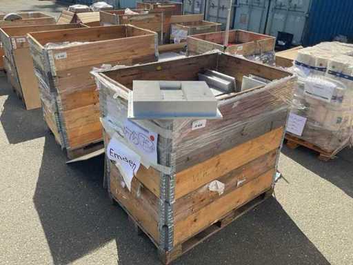 Zestaw aluminiowych płyt