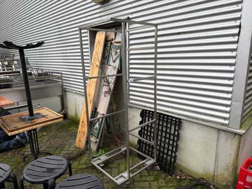 Wózek transportowy lodówki