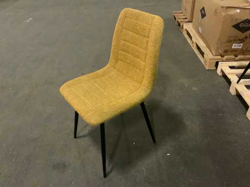 Brinker DC-2155 Mustard Silent Dining Chair (4x)