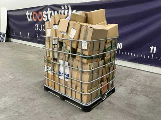 Partij kunstof tunnelblokjes/keggen