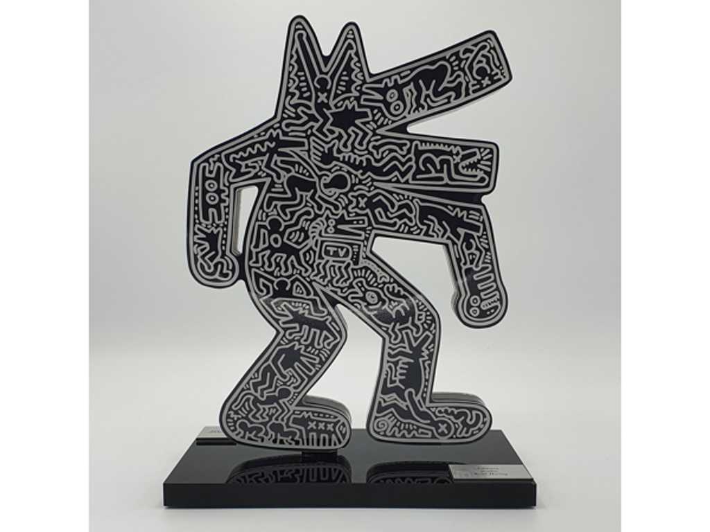 Keith HARING (naar), Blaffende hond, Sculptuur